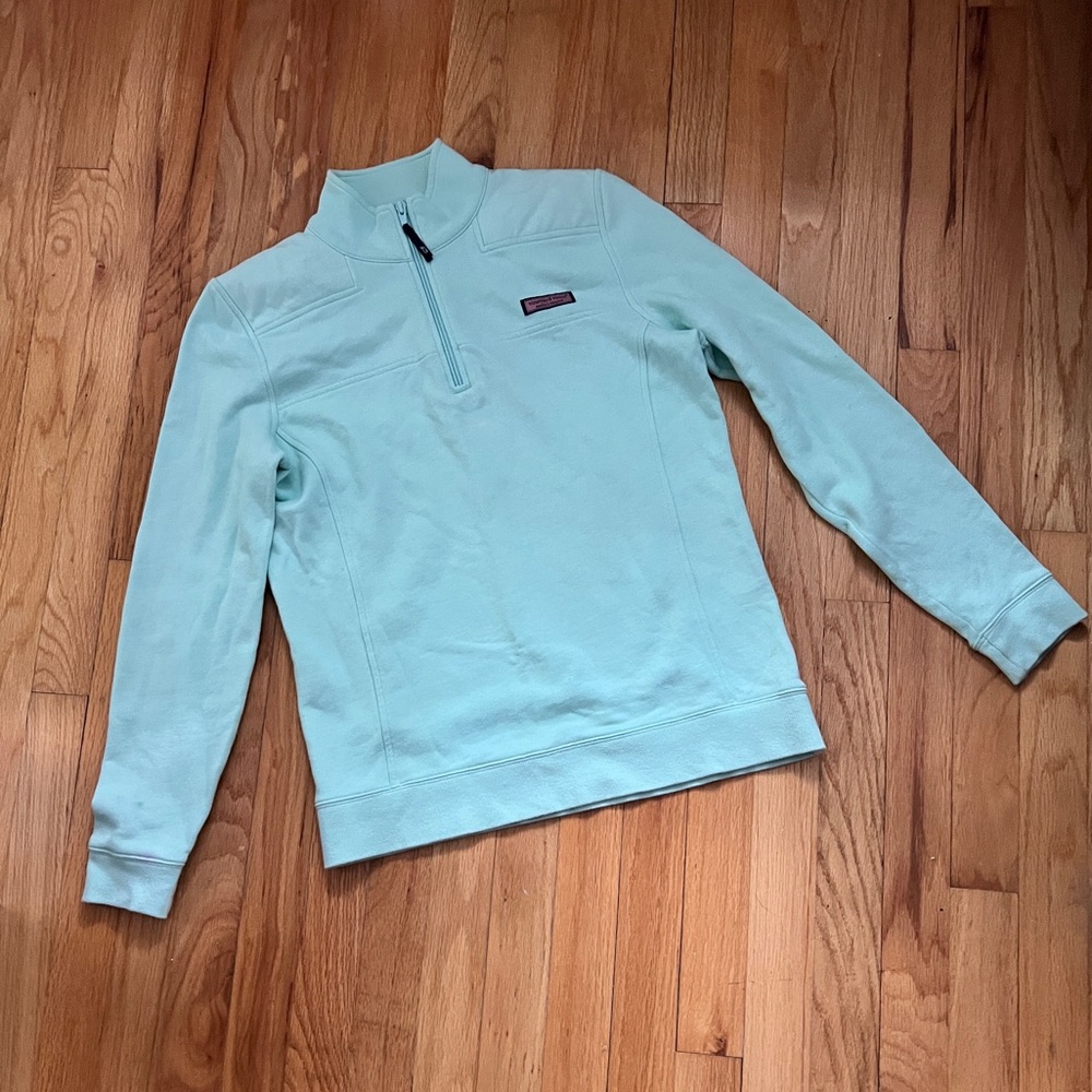 Vineyard Vibes Shep Shirt Mint Green Zip Up Size M
